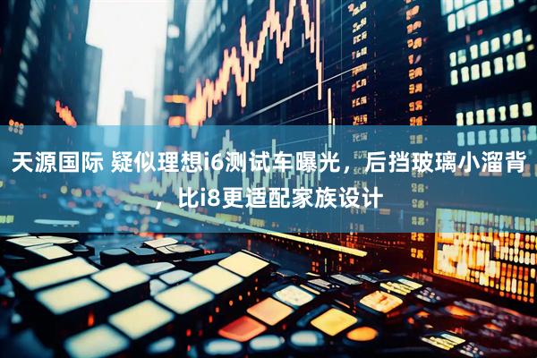 天源国际 疑似理想i6测试车曝光，后挡玻璃小溜背，比i8更适配家族设计