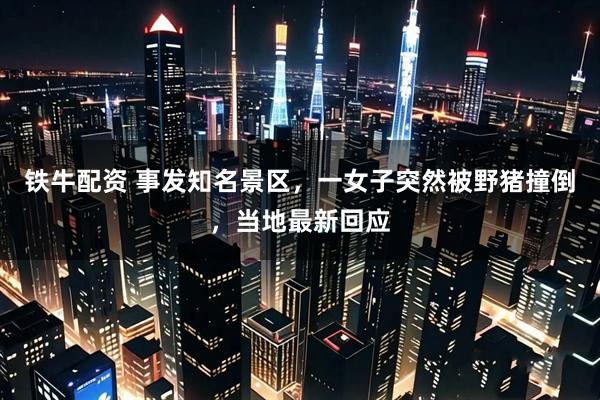 铁牛配资 事发知名景区，一女子突然被野猪撞倒，当地最新回应
