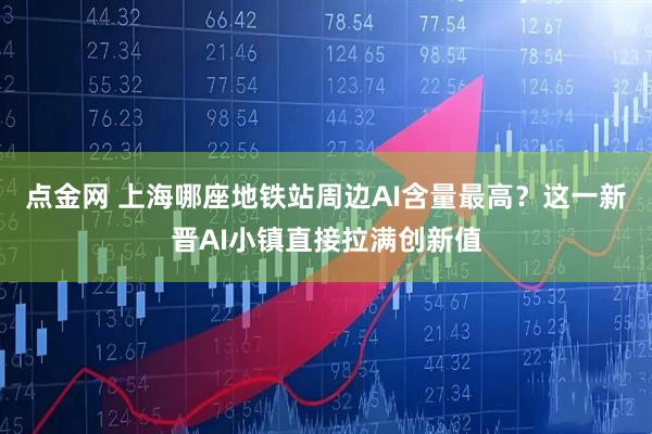 点金网 上海哪座地铁站周边AI含量最高？这一新晋AI小镇直接拉满创新值